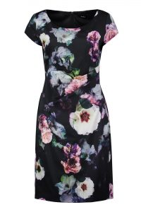 Kleid Baumwollsatin Blütenprint Vera Mont | Mode Bösckens