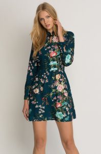 Kleid Mit Blumen-Muster | Orsay | Kleider, Schöne Kleider