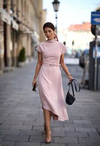 Kleid Mit Stehkragen L Madeleine Mode | Kleid Mit Stehkragen