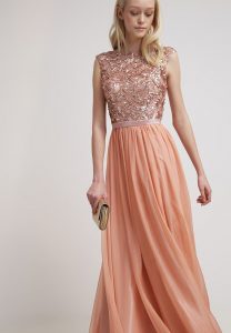 Luxuar Fashion - Robe De Cocktail - Apricot | Kleider Für