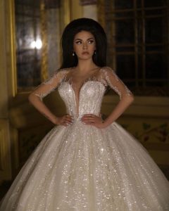 Luxus Brautkleid Mit Ärmel | Prinzessin Hochzeitskleid Mit