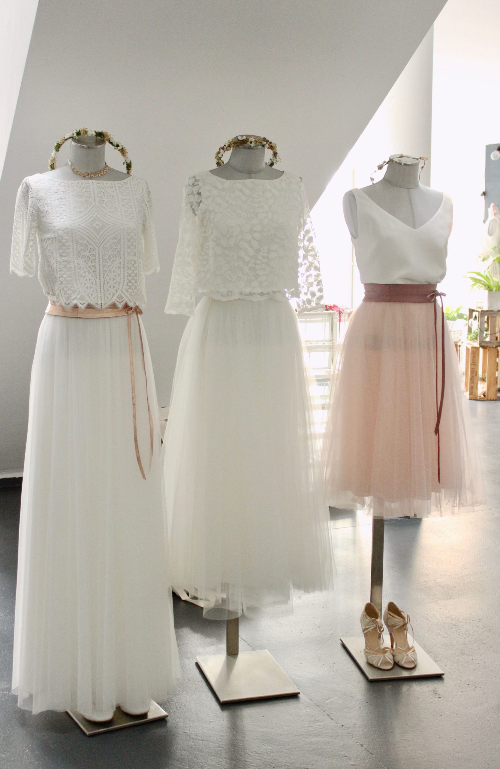 Moderne Brautkleider, Zweiteilige Hochzeitskleider Und Braut