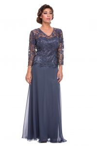 Mother Of The Bride Formal Gown 5040Nx-Steel-Xl | Mutter Der