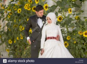 Muslimische Hochzeit Stockfotos &amp; Muslimische Hochzeit