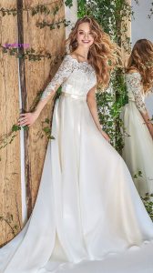 Neue Ankunft Vintage Hochzeit Kleider 2019 Sheer Neck
