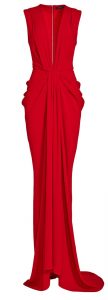 Plunge Red Gown // Thakoon | Red Gowns, Evening Dresses, Gowns