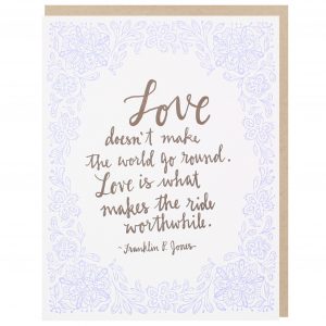 Romantic Love Quote Wedding Card | Wedding Congratulations