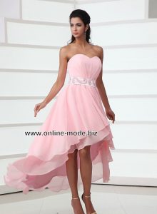 Rosa Vokuhila Abendkleid Von Www.online-Mode.biz | Vokuhila