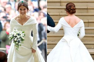 See Princess Eugenie's Open-Back Wedding Dress, Designed To
