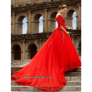 The7D24 Brautkleid Rot Und Hochzeitskleid Rot Bei