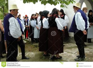 Traditionelle Ungarische Hochzeit Redaktionelles Foto - Bild
