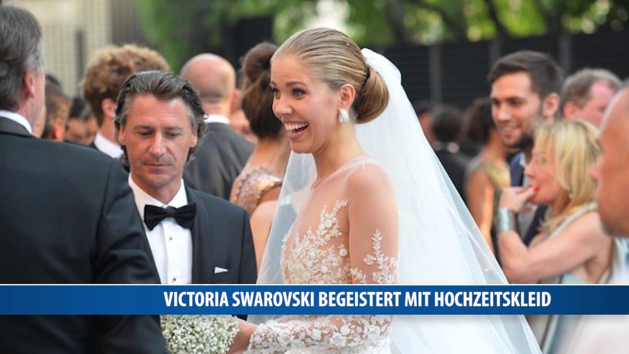 Victoria Swarovski Begeistert Mit Hochzeitskleid
