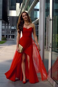 Vokuhila Kleid Für Hochzeitsgast Rot Oder Anderen Farben