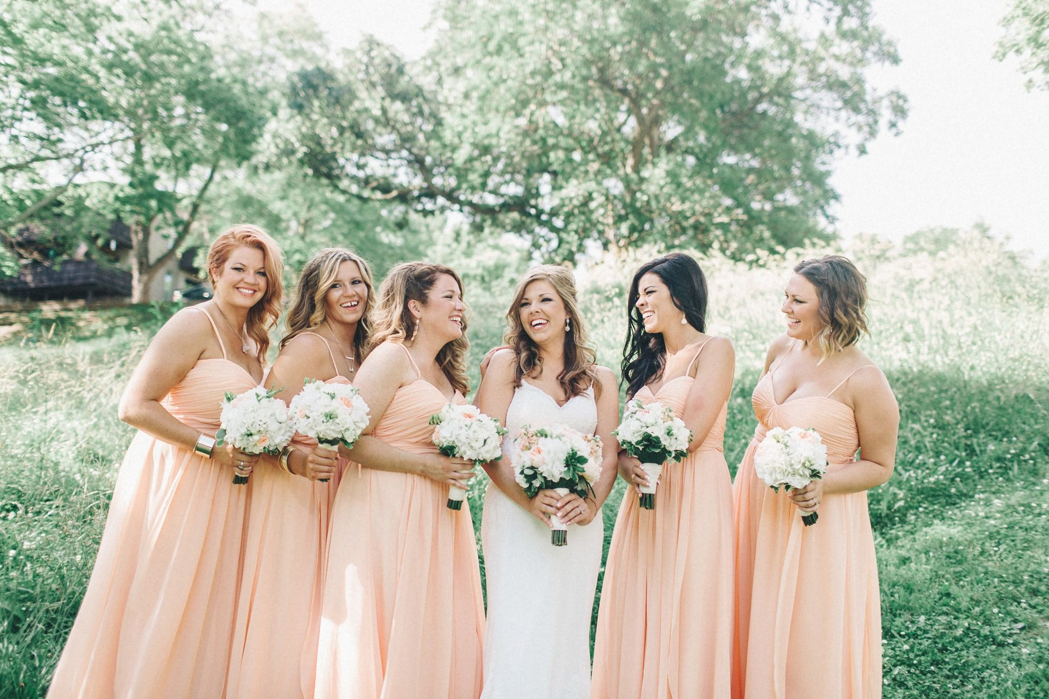 Watters Apricot Bridesmaid Dresses | Braut, Kleider Hochzeit