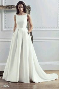 Wedding Dress ♢F&amp;i♢ | Brautkleid Schlicht, Hochzeitskleid