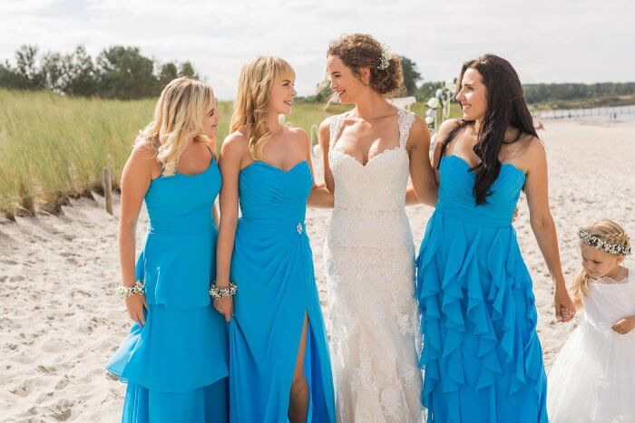 10 Fantastische Brautjungfernkleider In Blau I