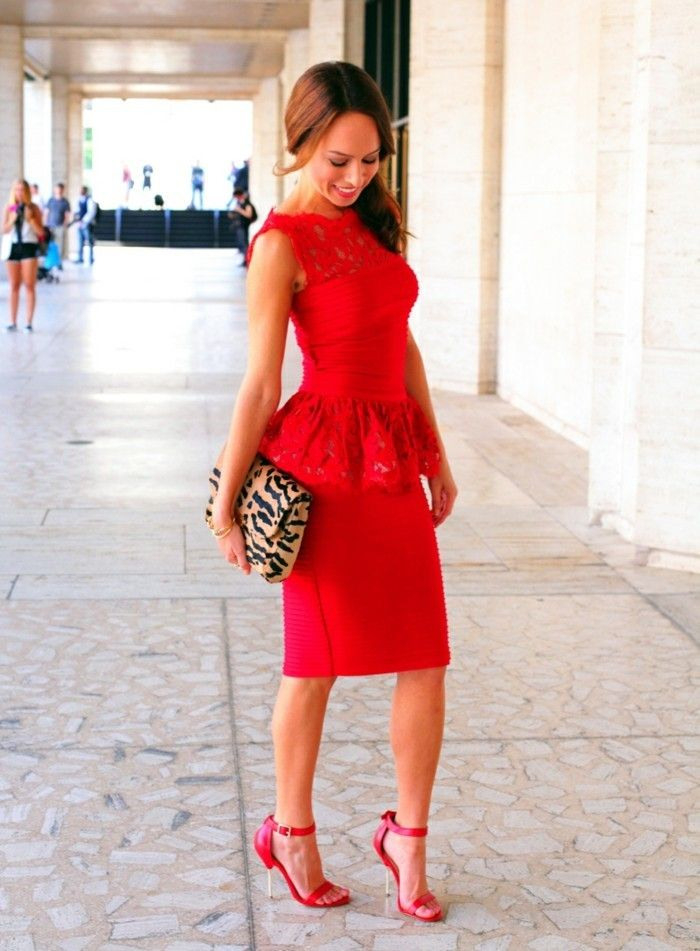 1001 Ideen Für Rotes Kleid  Welche Schuhe Zu Wählen