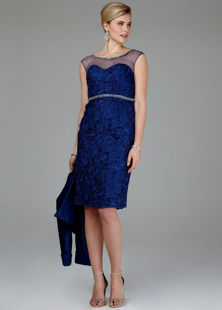 15 Spektakulär Blaues Kleid Mit Glitzer Ärmel  Abendkleid