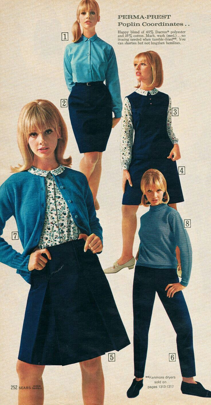 1960S Sears Catalog Fashiontrends60S  60Er Jahre Mode
