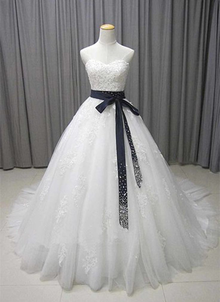2019 Weiße Spitze Einfach Eine Linie Brautkleid Abendkleid