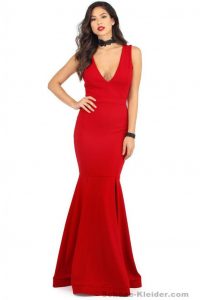 27 Heiße Rotes Abendkleider Lang Schöne Stile  Elegante