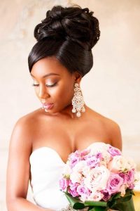 42 Schwarze Frauen Die Frisuren Heiraten  Wedding Ideas