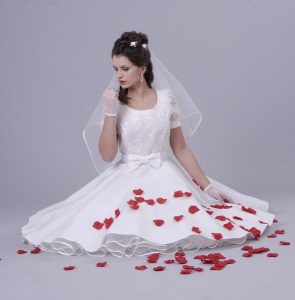 50Er Petticoat Kleid Hochzeit Brautkleid Weiß O Von