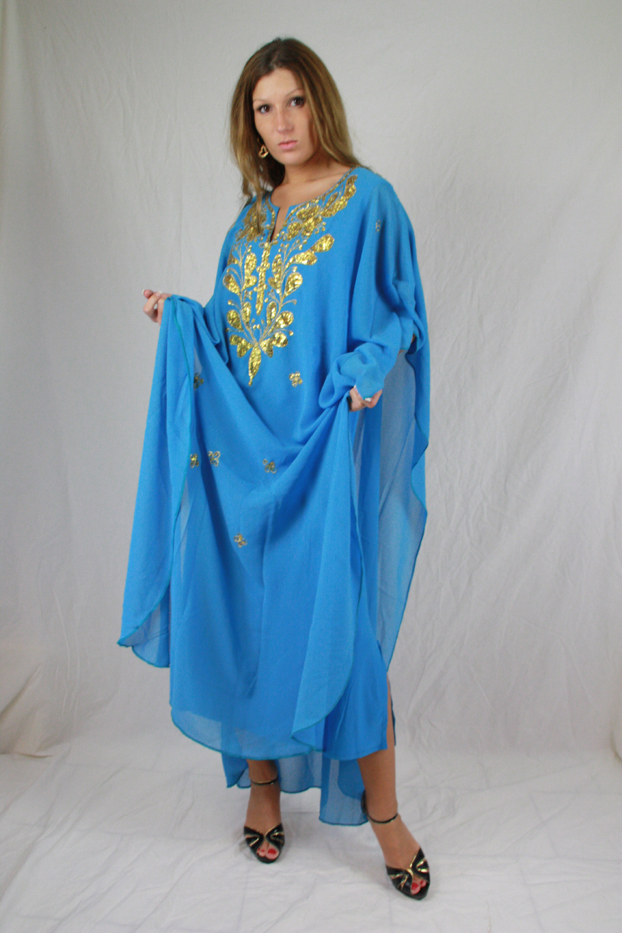 Abaya Im Gulf Style Arabische Orientalische Islamische