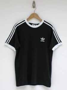 Adidas 3 Stripe Tshirt In Black  Northern Threads