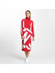 Adidas Damen Kleid Logo In Rot 369524