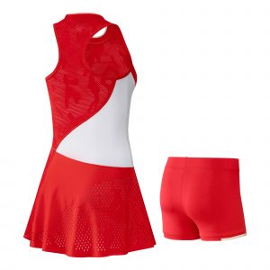 Adidas Damen Stella Mccartney Dress Tennis Kleid Rotweiß