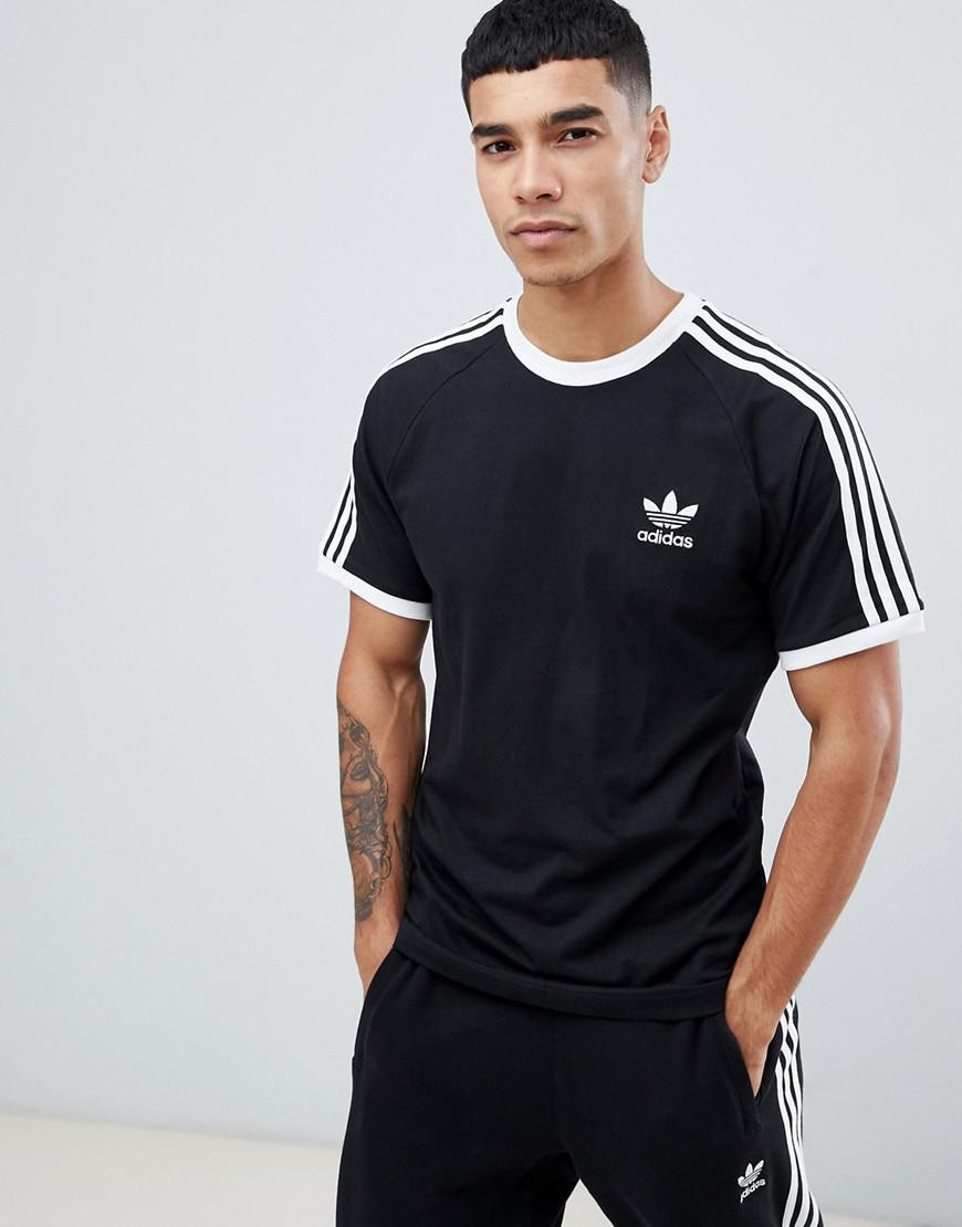 Adidas Originals Adicolor California Tshirt In Black