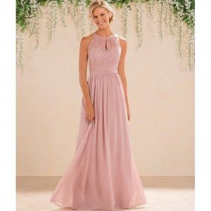 Aliexpress  Buy 2017 Dusty Pink Bridesmaid Dresses