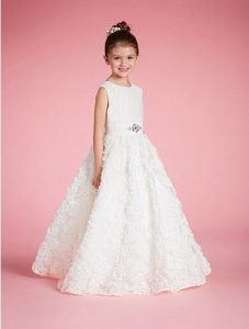 Aliexpress  Buy Lovely White Lace Flower Girl Dresses