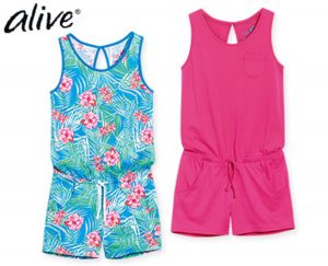 Alive® Mädchenjumpsuits/Kleider 2 Stück Von Aldi Süd