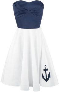 Anchor Dress  Dolly And Dotty Mittellanges Kleid  Emp