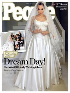 Angelina Jolie Erstes Foto Von Ihrem Brautkleid
