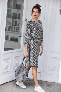 Aniston Selected Jerseykleid Für Damen  Baur  Damen Mode