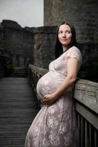 Babybauch Fotoshooting  Maternitykleid Von Mamarella