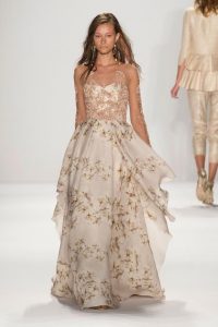 Badgley Mischka S/S '15  Best Gowns Floral Wedding Gown