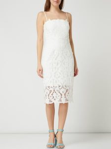 Bardot Kleid Aus Spitze Modell 'Lina' In Weiß Online