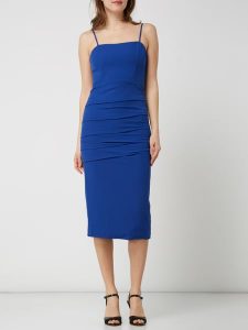 Bardot Kleid Mit Drapierungen Modell 'Brielle' In Blau