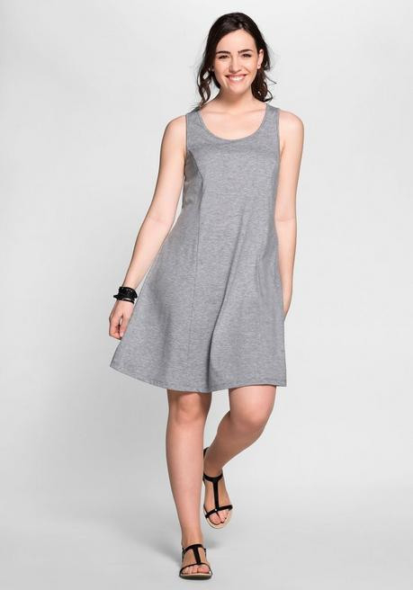 Basic Kleid Grau