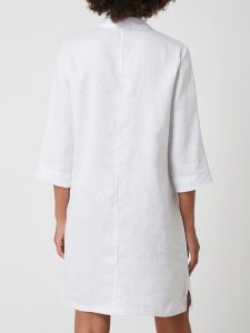 Betty  Co Grey Hemdblusenkleid Aus Leinen In Weiß Online