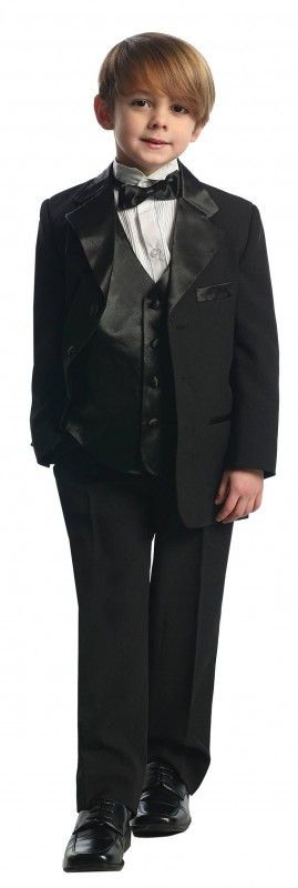Bimaro Jungen Anzug Felix Schwarz Kinderanzug Taufanzug