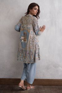 Boho Embroidery Jacket Indiandesignerwear  Pakistani