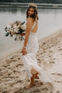 Boho Hochzeitsfotos Am Strand In 2020  Hochzeitsfotos
