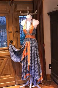 Boho Seide Kleid Hippiekleid Vintage Sari Recycling Seide