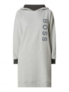 Boss Casualwear Sweatkleid Aus Baumwolle Mit Logo