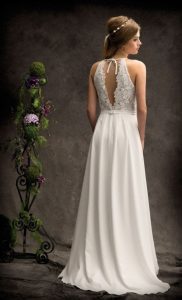 Brautkleider 2018 Schlicht  Kleid Hochzeit Brautkleid